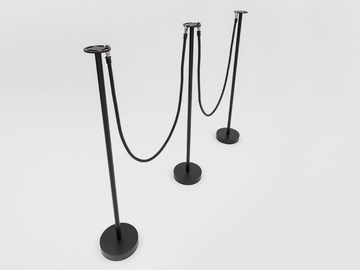 BINCAN - Painted metal crowd control barrier by Danese Milano - view 2